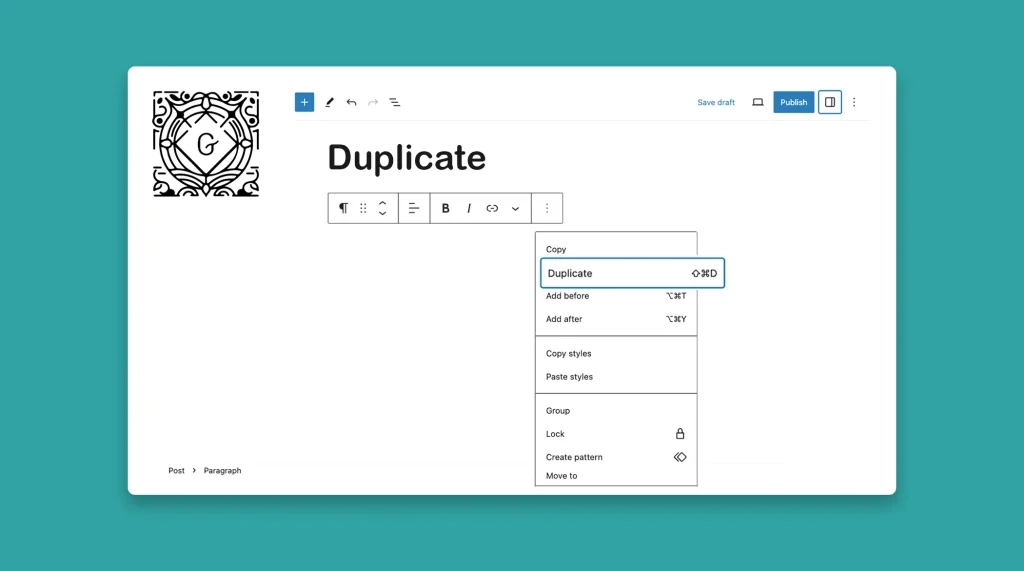 How to Duplicate a Block or Content in WordPress