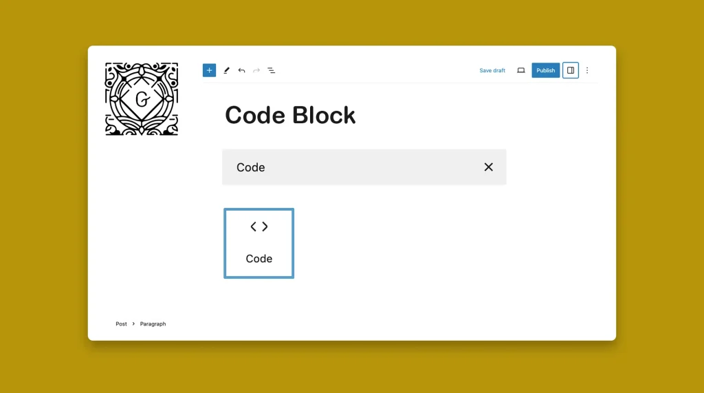 How to Use the Gutenberg Code Block in WordPress
