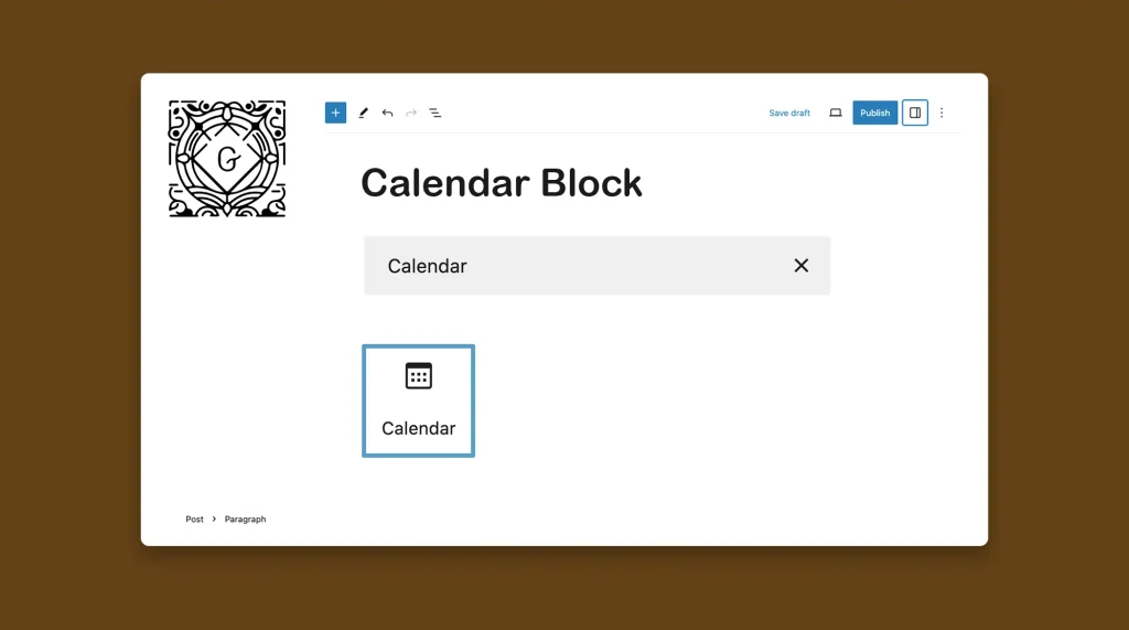 How to Use the Gutenberg Calendar Block in WordPress