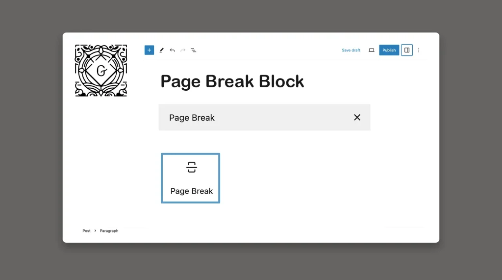 How to Use the WordPress Page Break Block