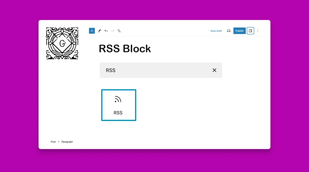 How to Use the WordPress RSS Block and Where to Utilize It