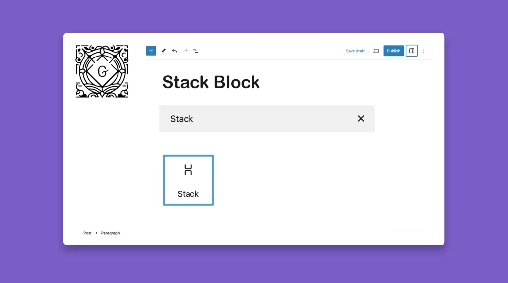 How to Use the WordPress Stack Block on Your Site
