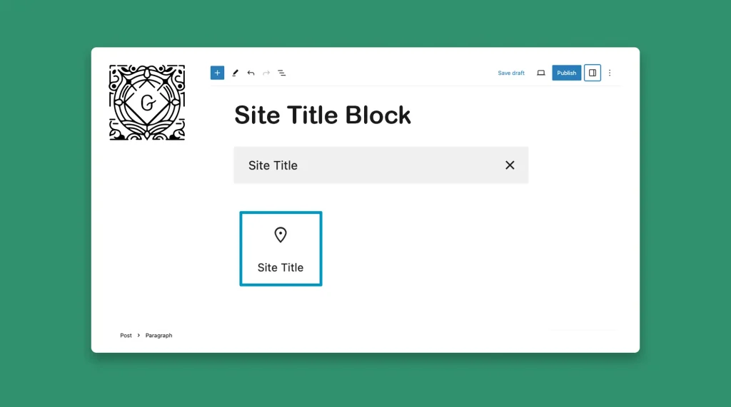 How to Use the Gutenberg Site Title Block in WordPress