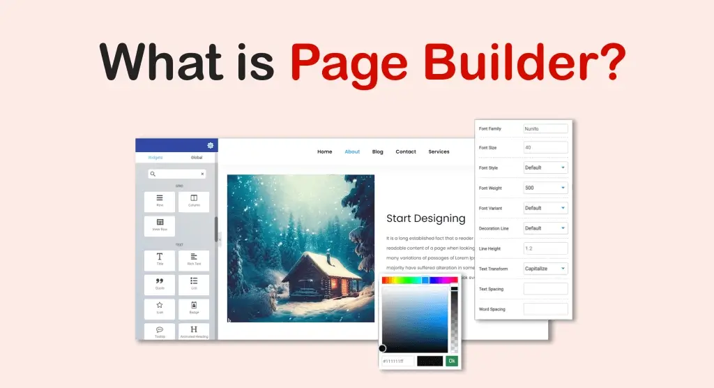 What is a page builder?
