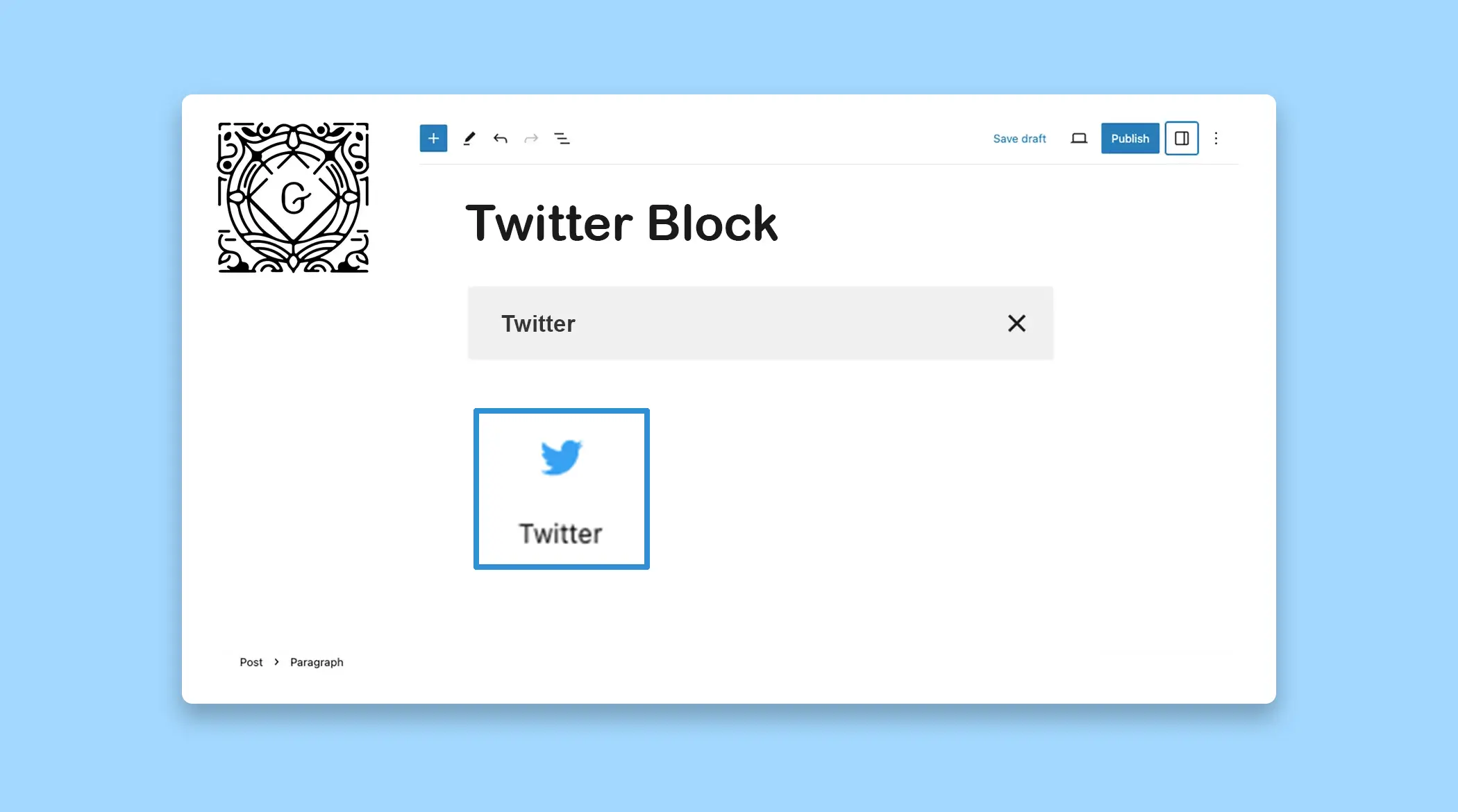 How to Use the WordPress Twitter Block