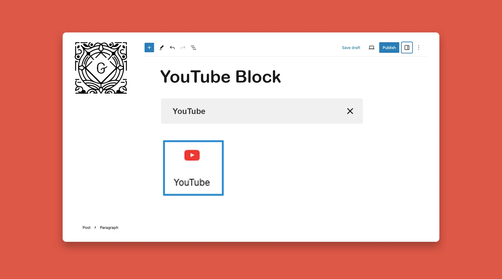 How to Use the WordPress YouTube Block