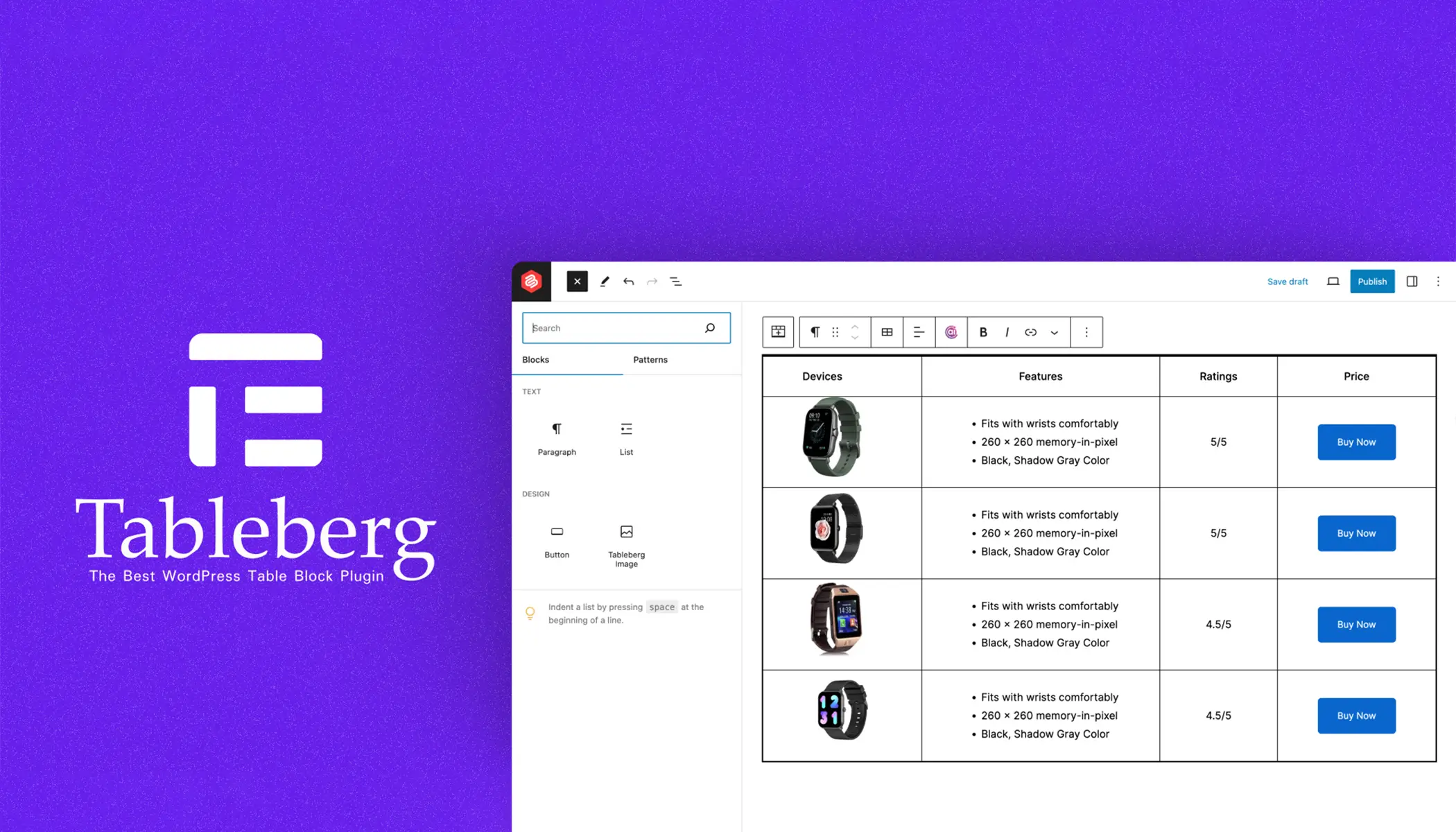 Tableberg Review: Best WordPress and Gutenberg Table Plugin