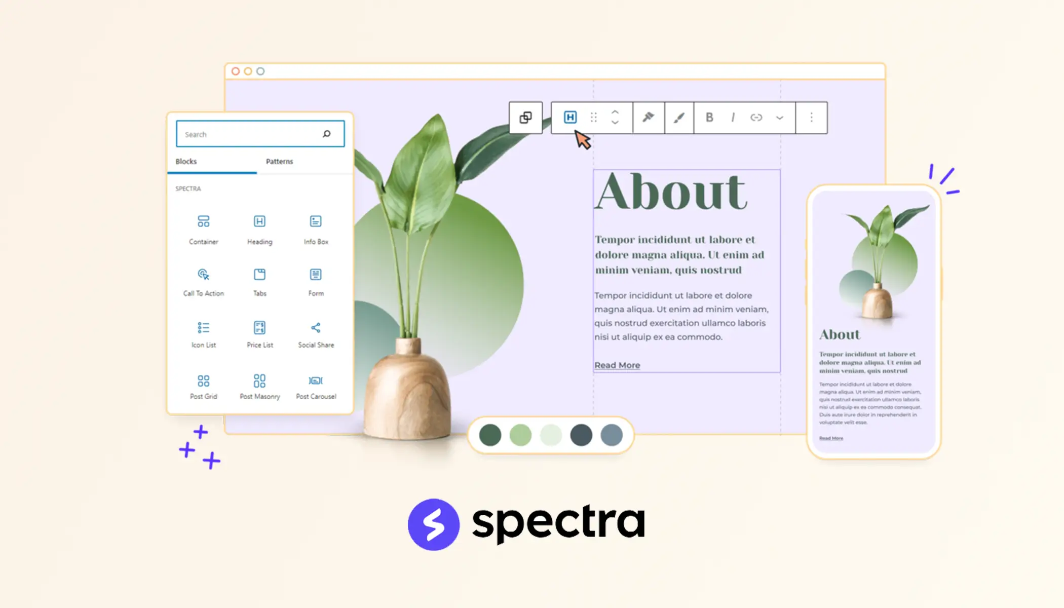 A Complete Review of Spectra Blocks