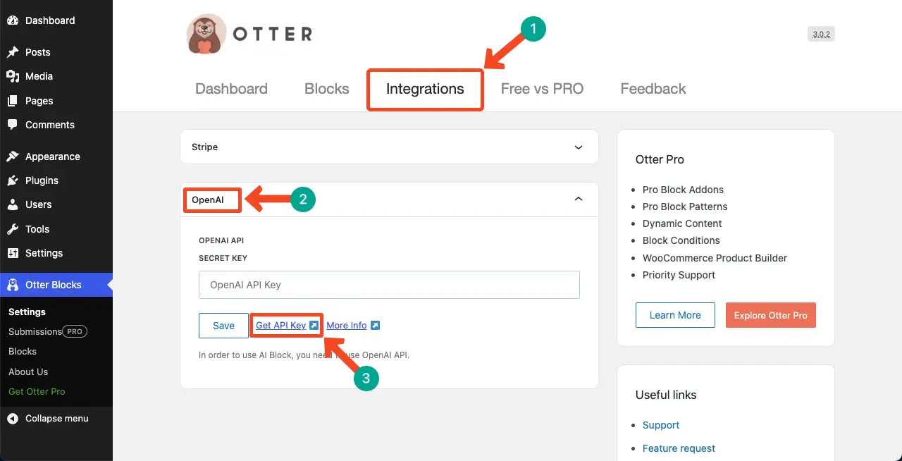 Integrate Open AI with Otter Blocks